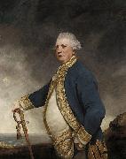 Sir Joshua Reynolds Portrait of Admiral Augustus Keppel oil painting artist